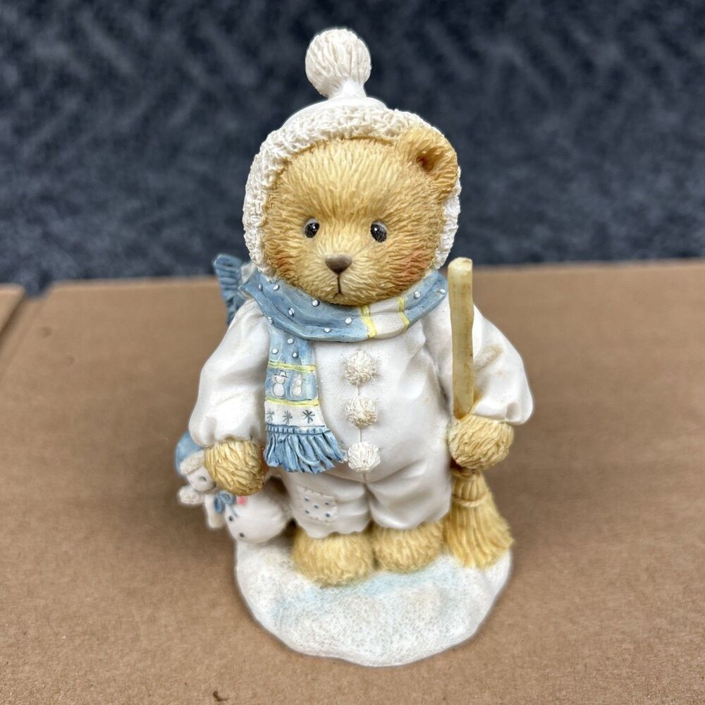 Cherished Teddies #131873 Earl - Winter - Warm Hearted Friends 1995 Enesco